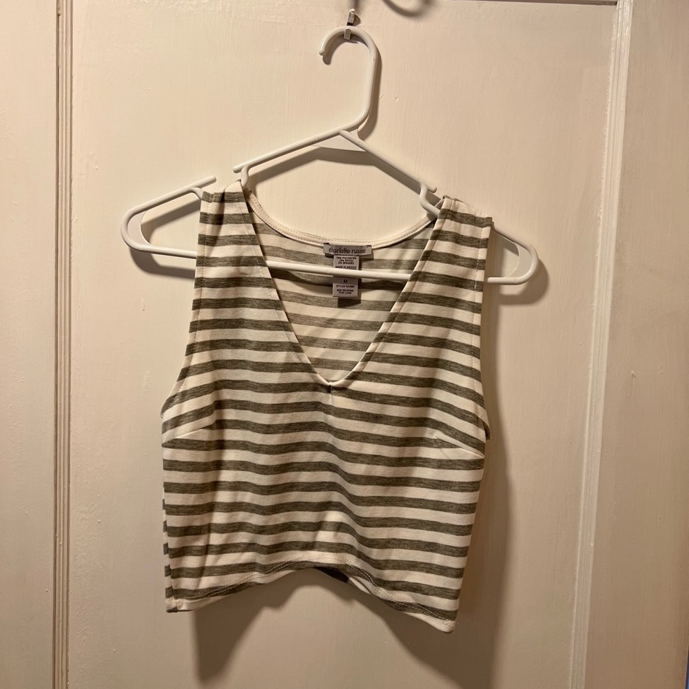 Striped Crop Top